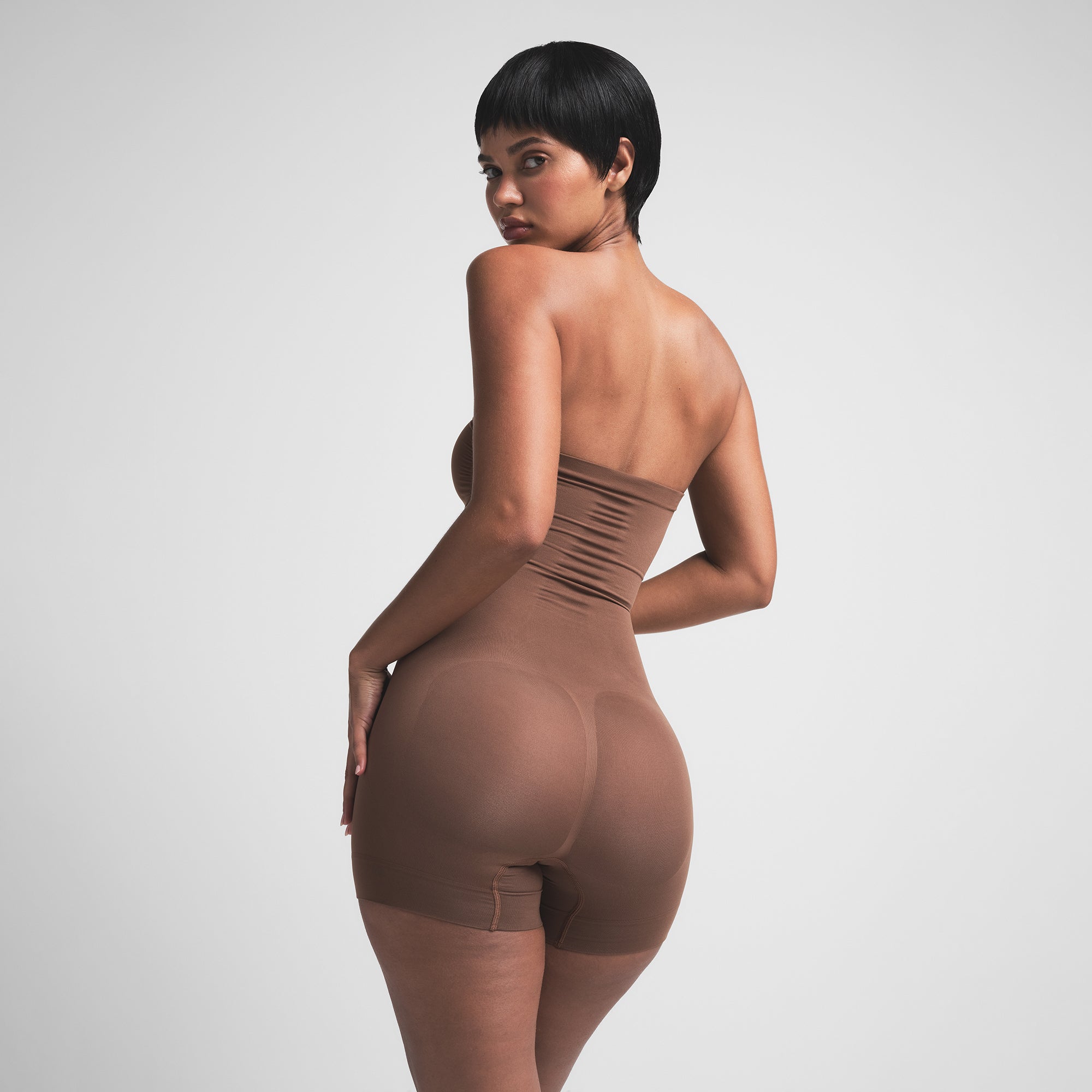 STRAPLESS SHORTIE BODYSUIT