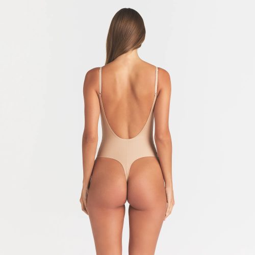 SCOOP LOW BACK THONG BODYSUIT