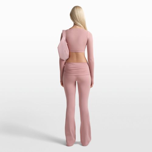 FOLDOVER SLIM FLARE LEGGING