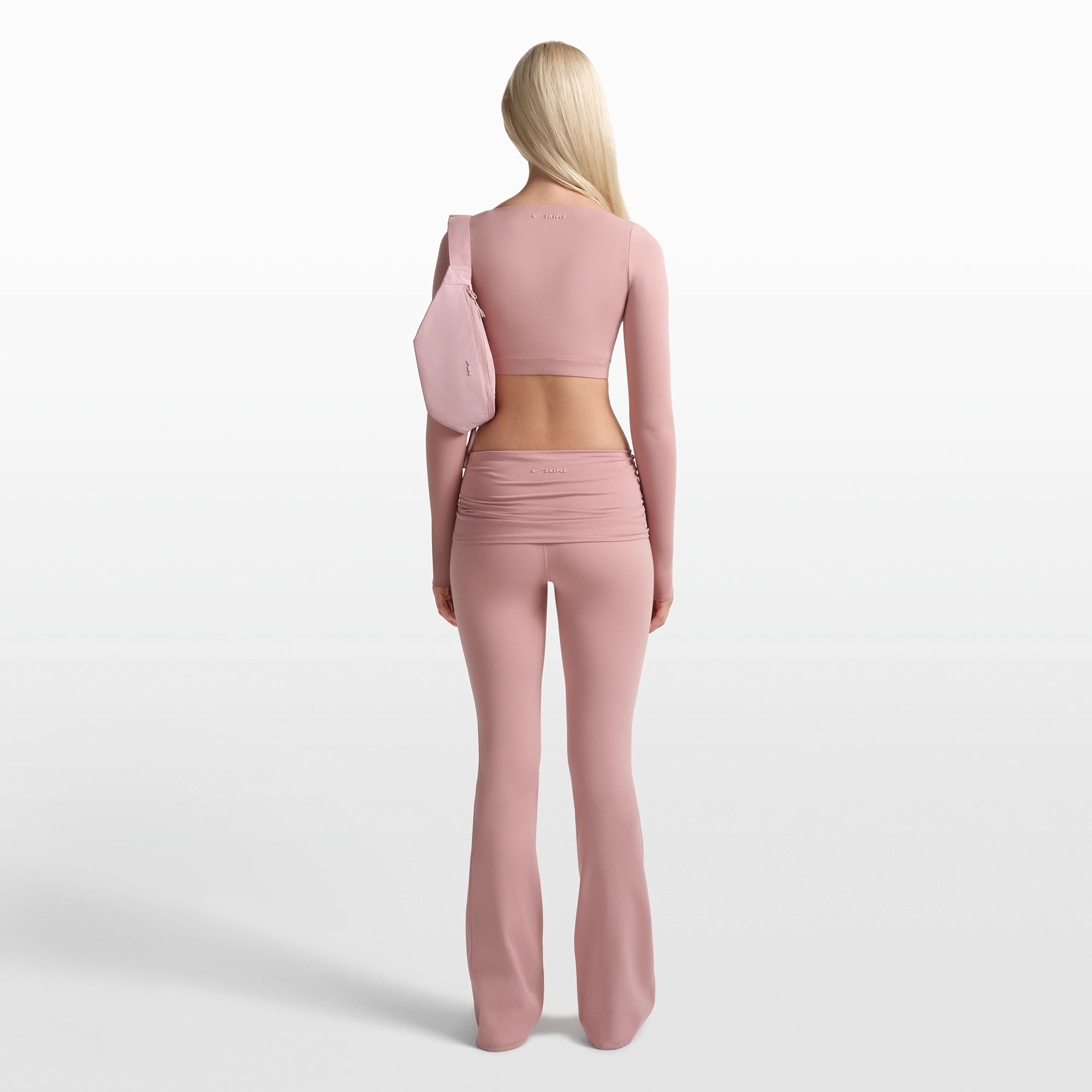 FOLDOVER SLIM FLARE LEGGING