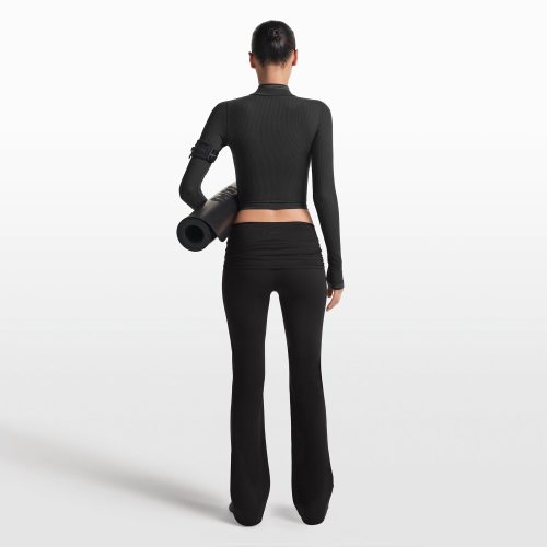 FOLDOVER SLIM FLARE LEGGING