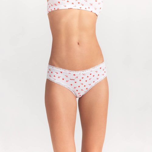 POINTELLE LACE BRIEF