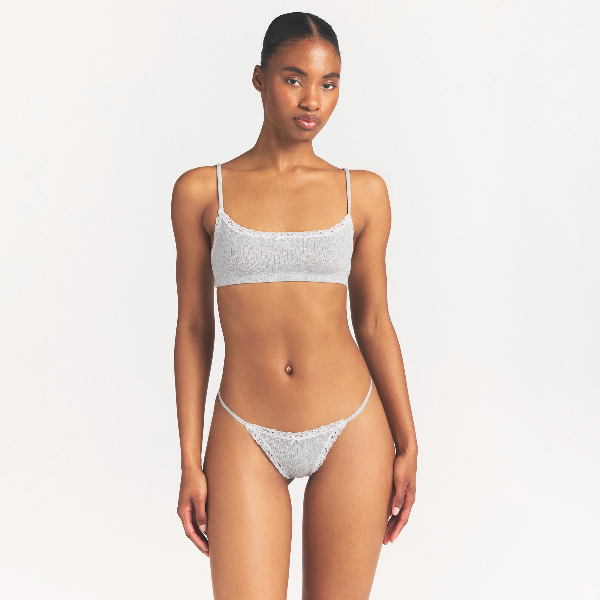 POINTELLE SCOOP BRALETTE