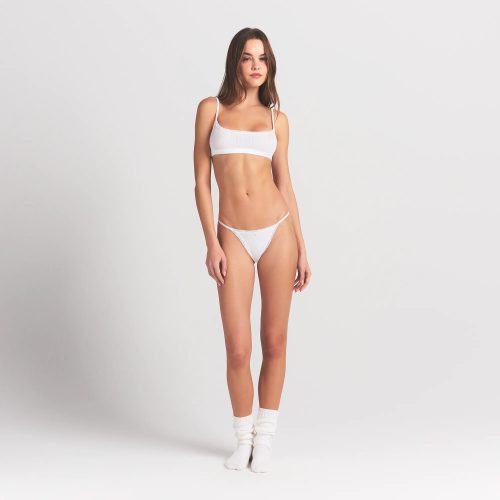 POINTELLE SCOOP BRALETTE
