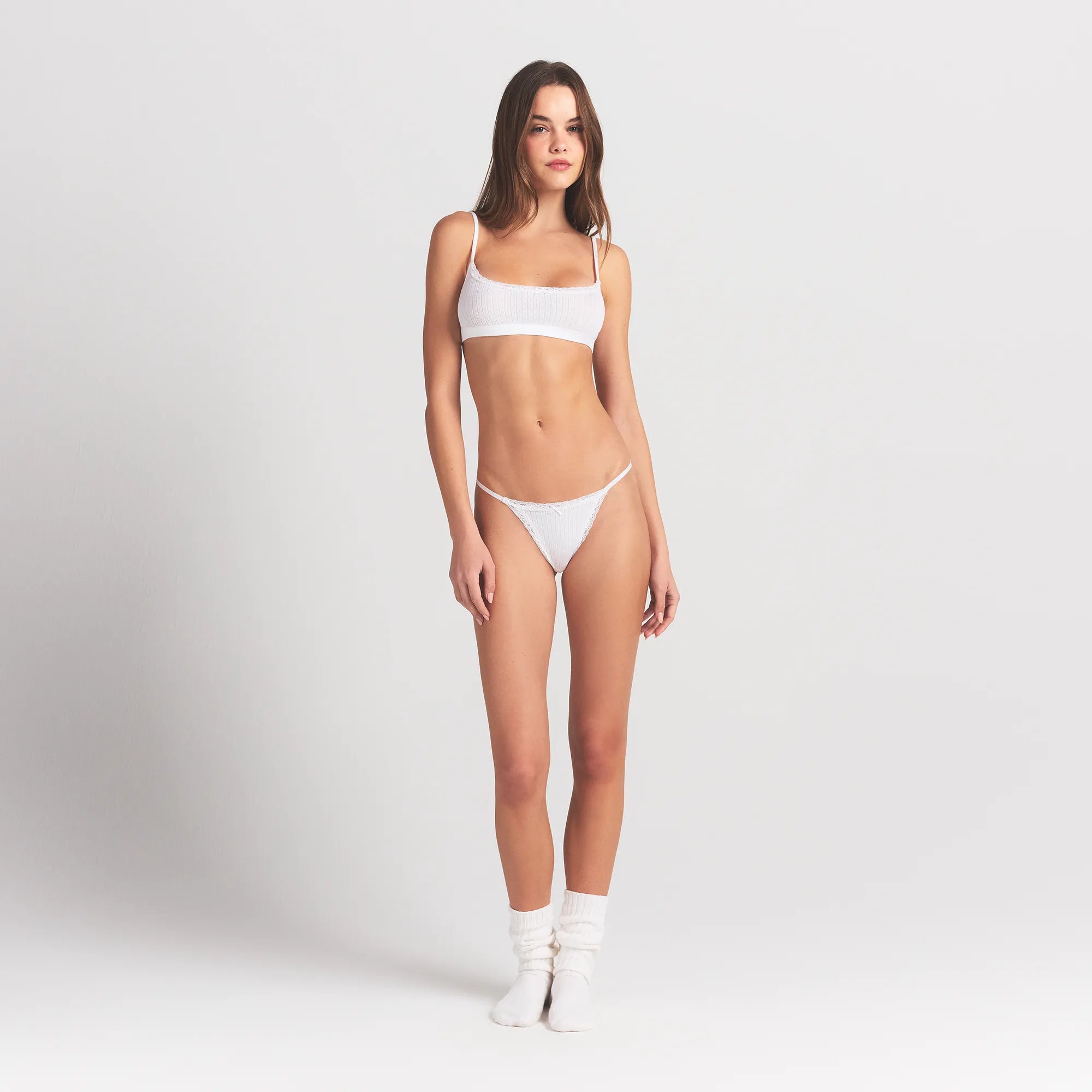 POINTELLE SCOOP BRALETTE