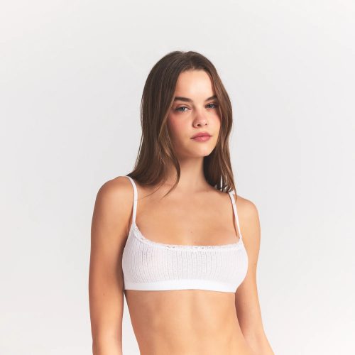 POINTELLE SCOOP BRALETTE