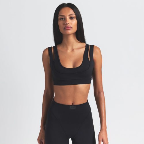 DOUBLE STRAP SCOOP BRA