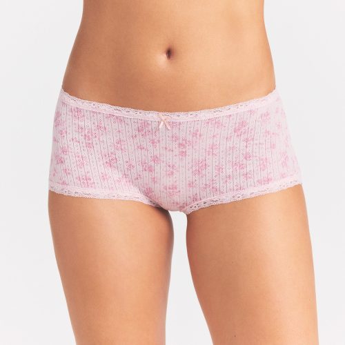 POINTELLE LACE BOY SHORT