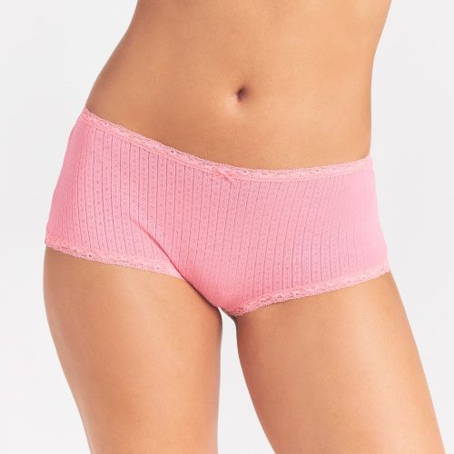 POINTELLE LACE BOY SHORT