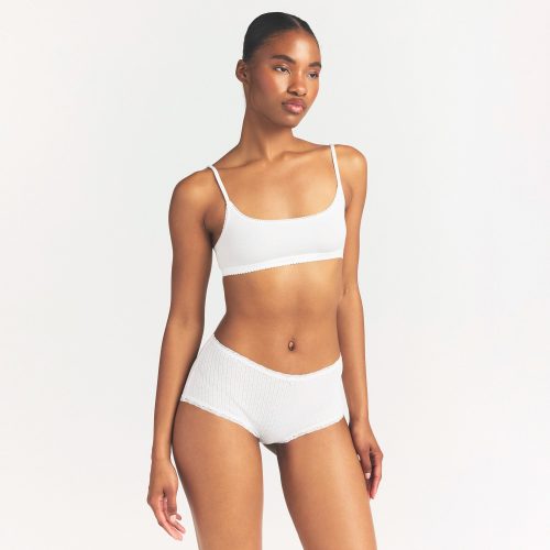 POINTELLE LACE BOY SHORT