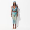 MESH COVER-UPS MIDI SKIRT