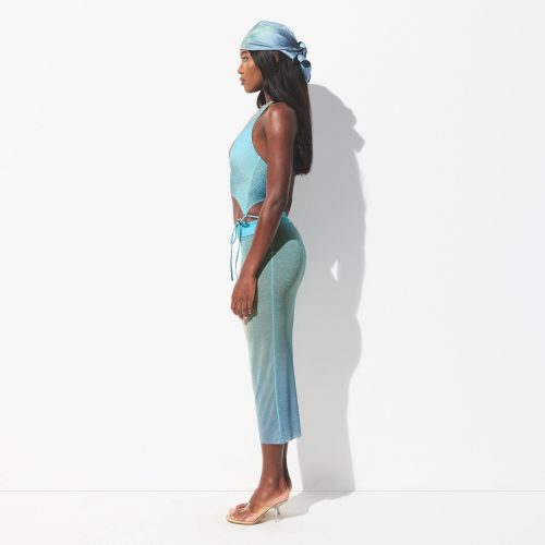 MESH COVER-UPS MIDI SKIRT