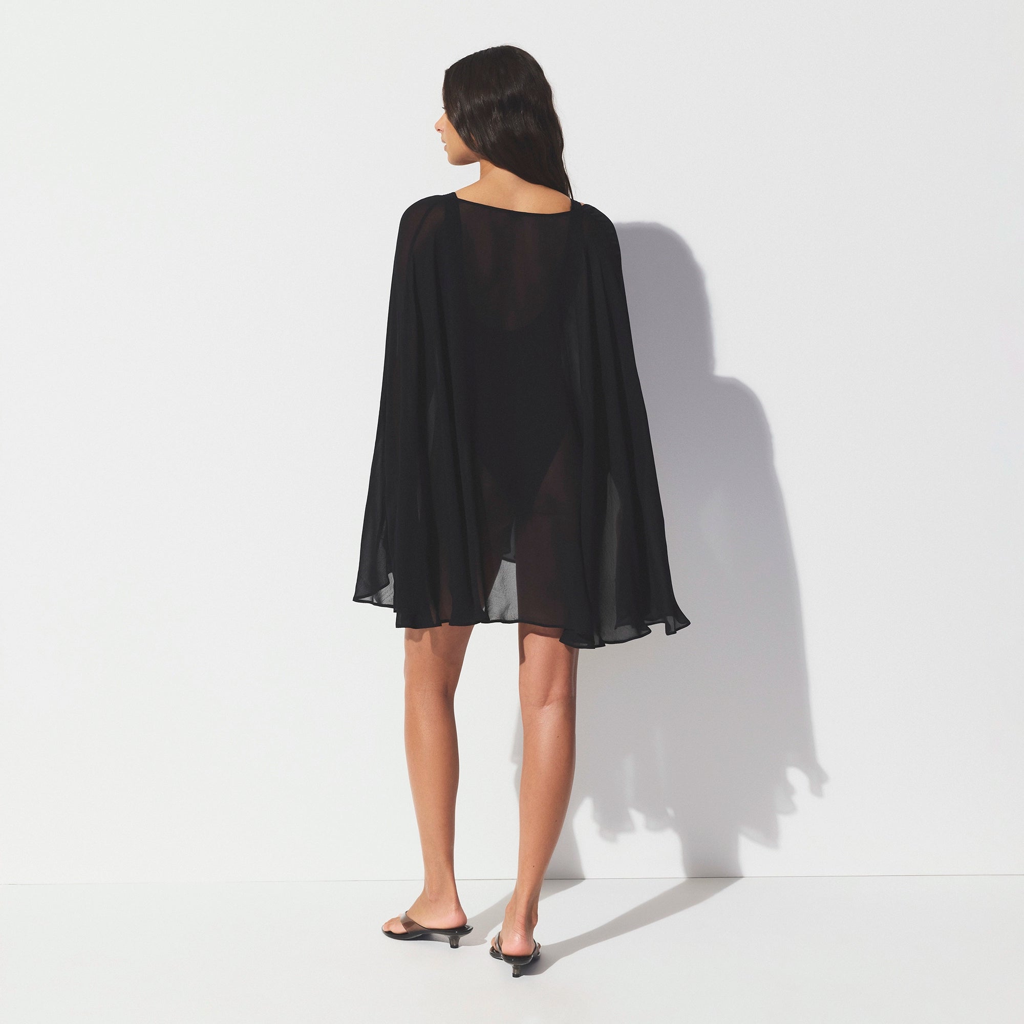 SHEER MINI KAFTAN