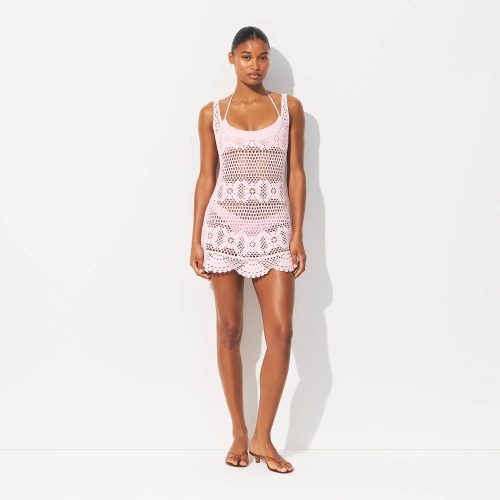 CROCHET MINI TANK DRESS