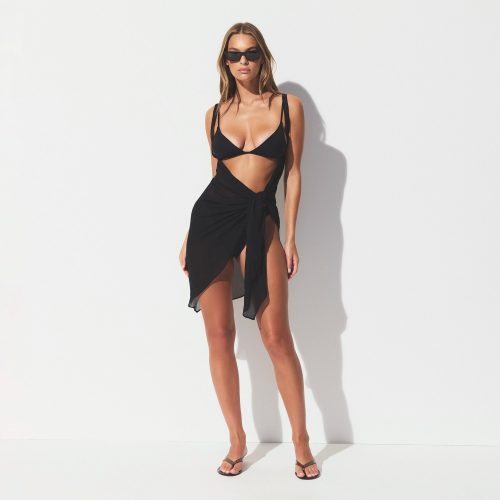 SHEER OPEN FRONT SARONG