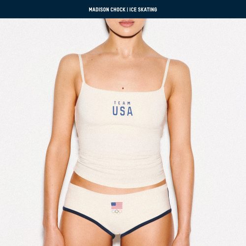 COTTON JERSEY OLYMPIC CAMI