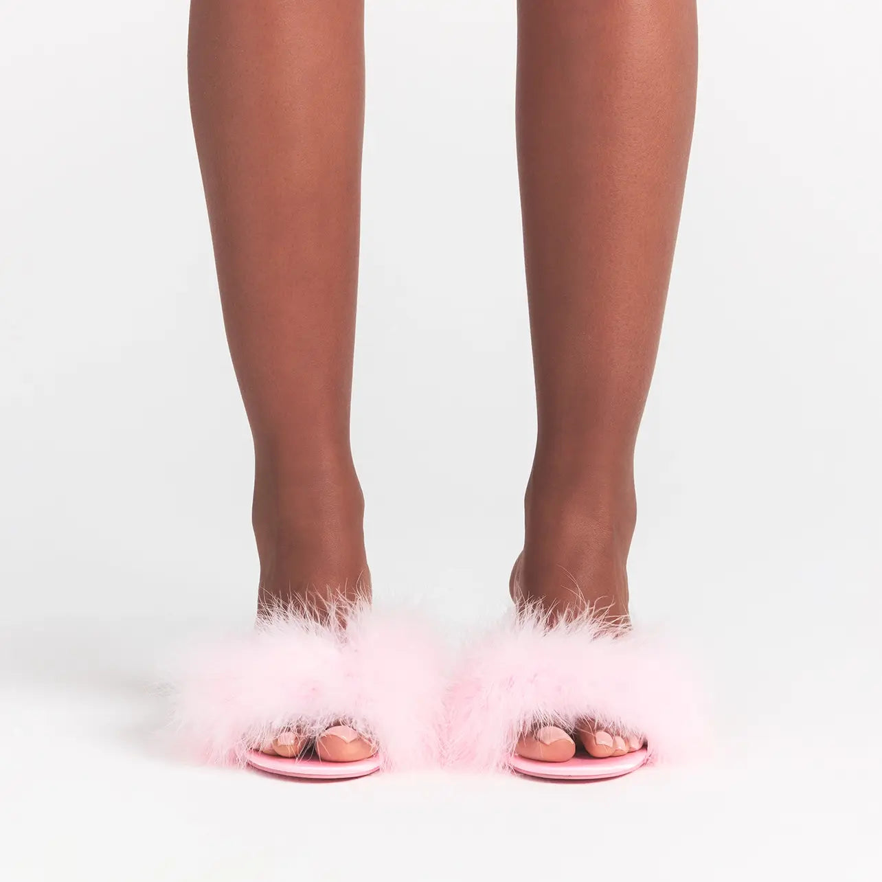 FEATHER KITTEN HEEL