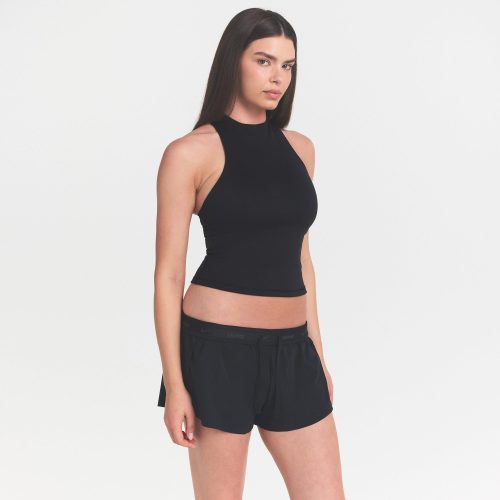 MOCK NECK RACER TANK
