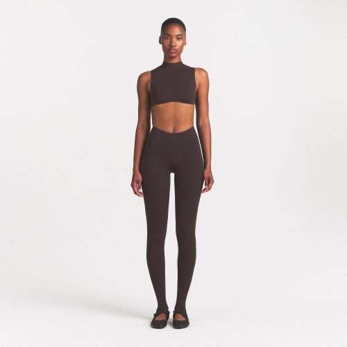 MOCK NECK BRA TOP