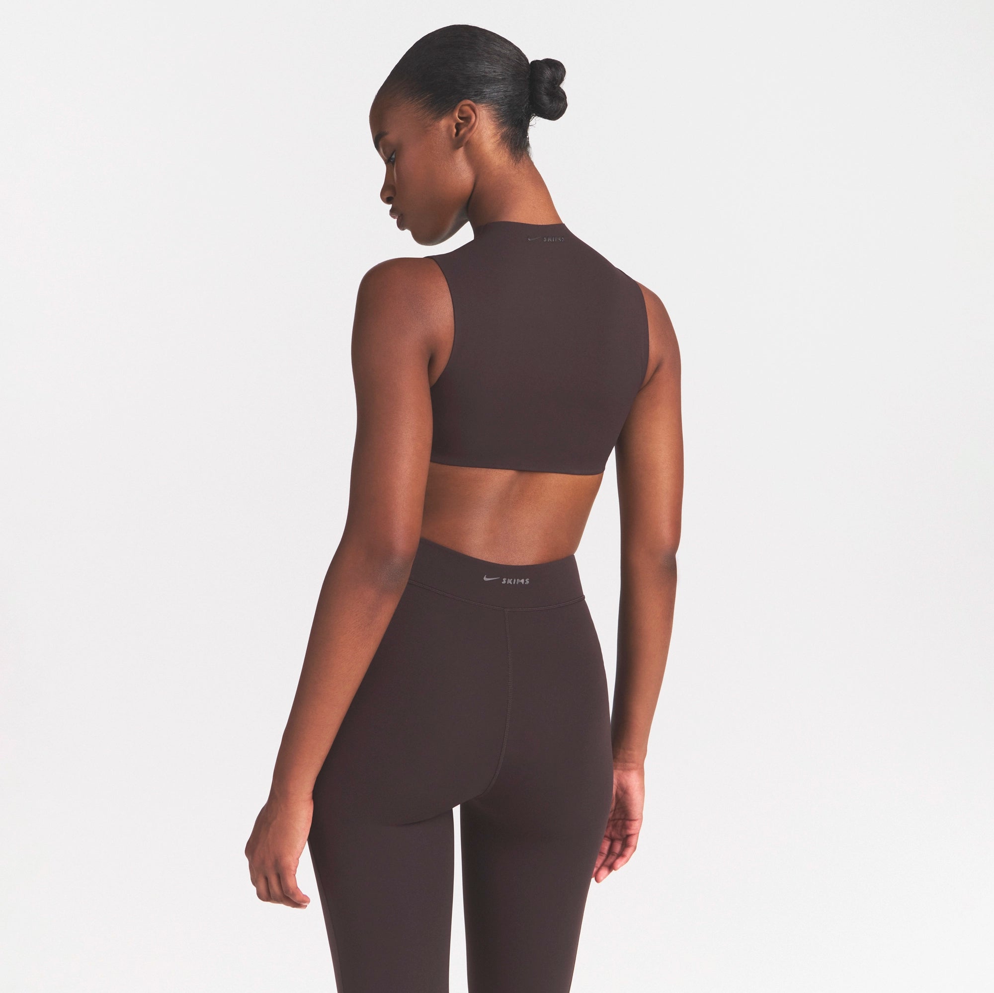 MOCK NECK BRA TOP