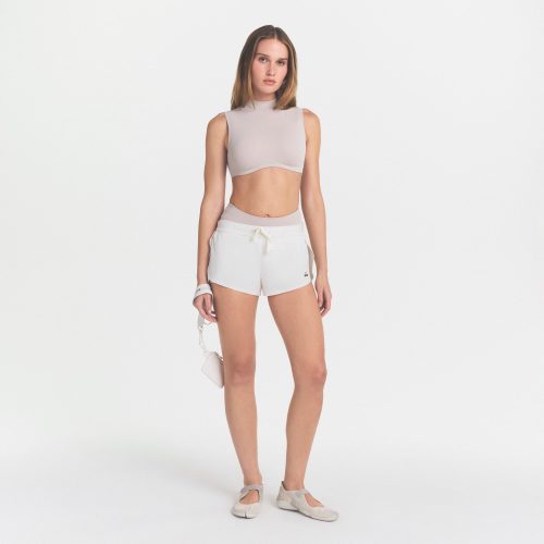 MOCK NECK BRA TOP