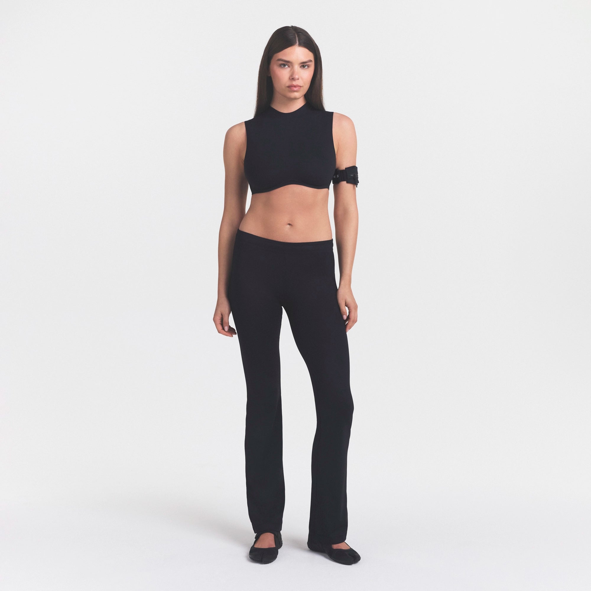MOCK NECK BRA TOP
