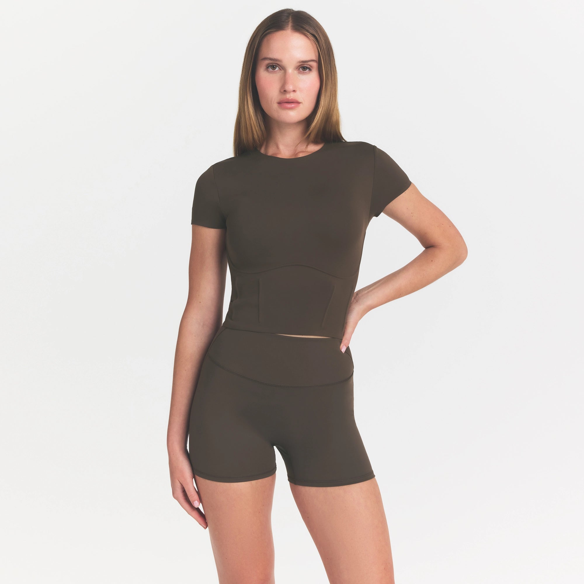 CROPPED CORSET T-SHIRT