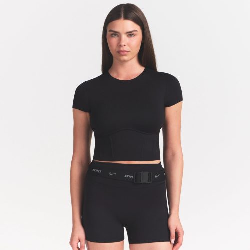 CROPPED CORSET T-SHIRT