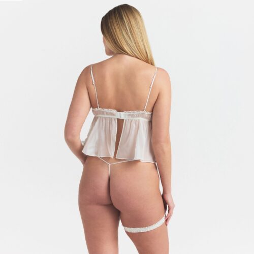 BABYDOLL TOP AND STRING THONG SET