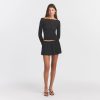 LONG SLEEVE BOATNECK TOP