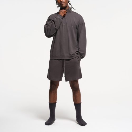 MENS RELAXED QUARTER ZIP PULLOVER