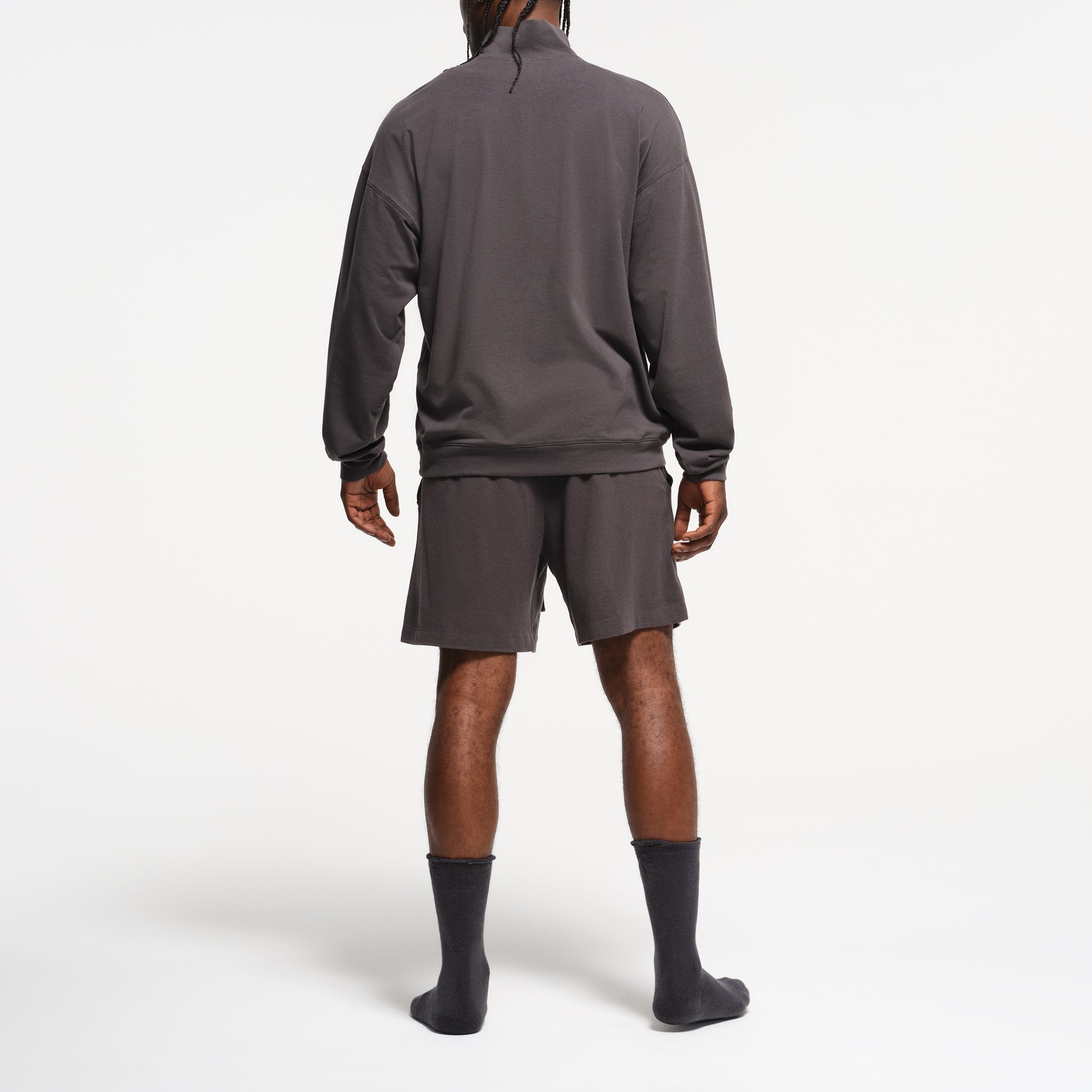 MENS RELAXED QUARTER ZIP PULLOVER