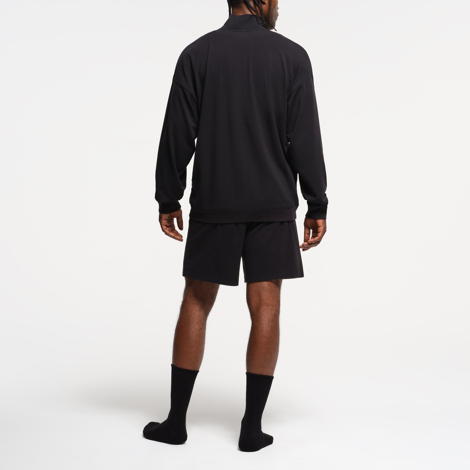 MENS RELAXED QUARTER ZIP PULLOVER