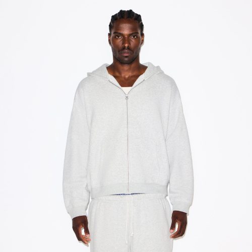 MENS RELAXED ZIP UP HOODIE