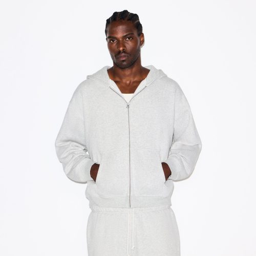 MENS RELAXED ZIP UP HOODIE