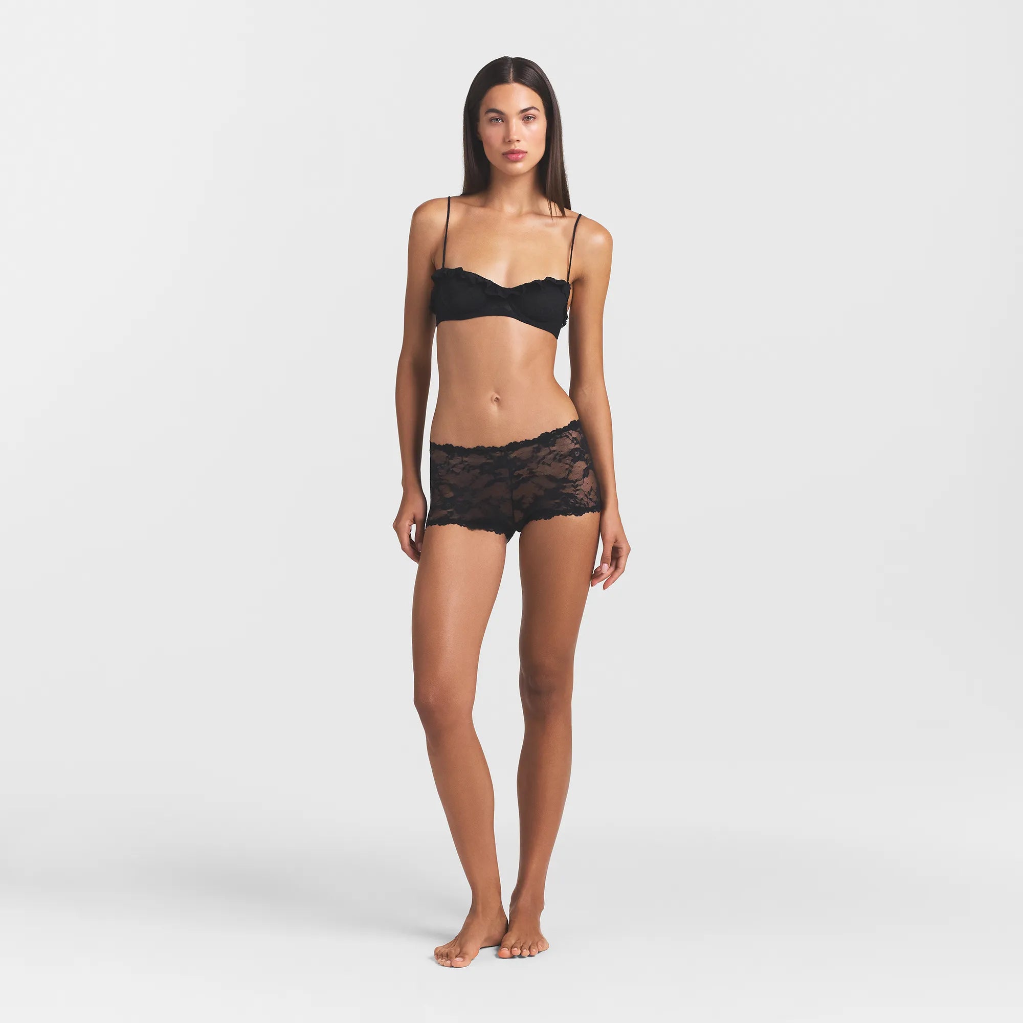 RUFFLE UNLINED BRA
