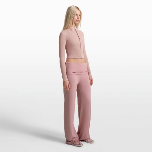 FOLDOVER WIDE LEG PANT
