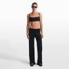 FOLDOVER WIDE LEG PANT