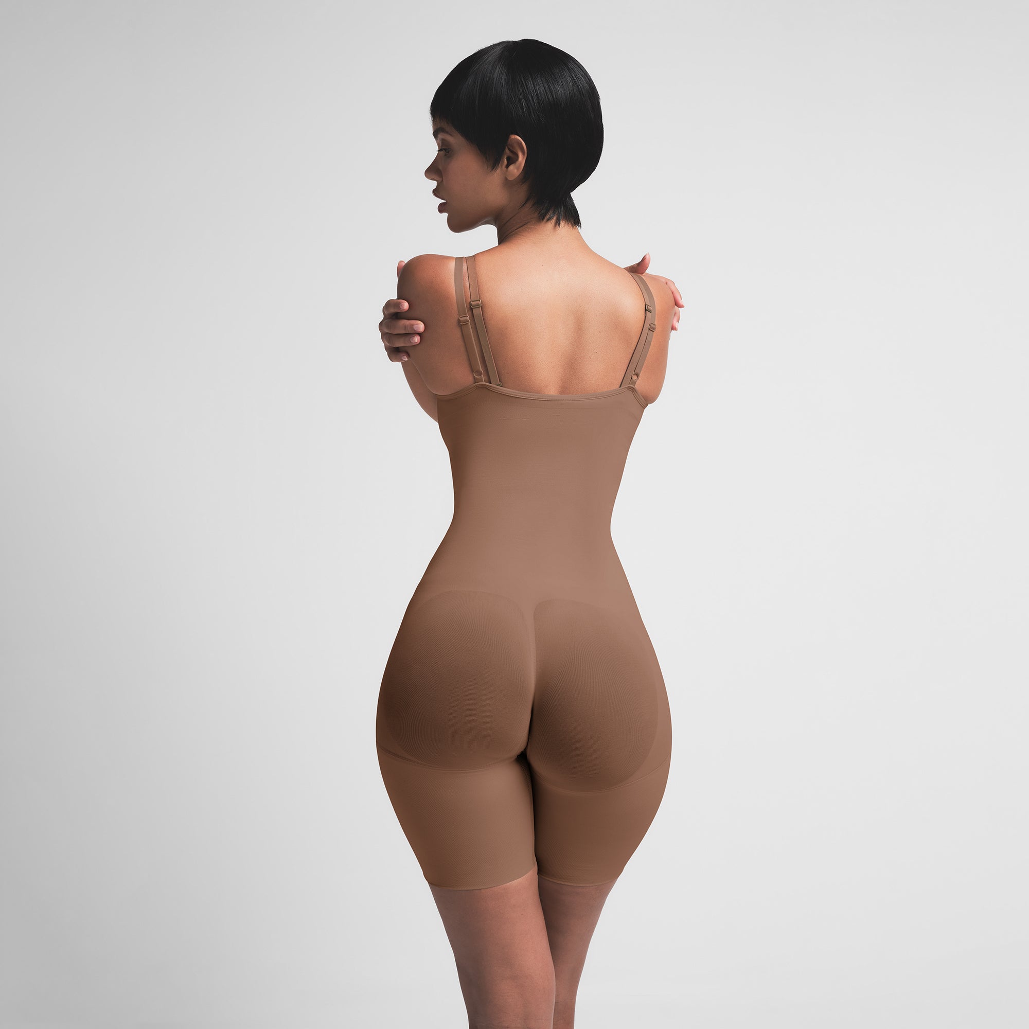 BUTT LIFTING OPEN BUST BODYSUIT