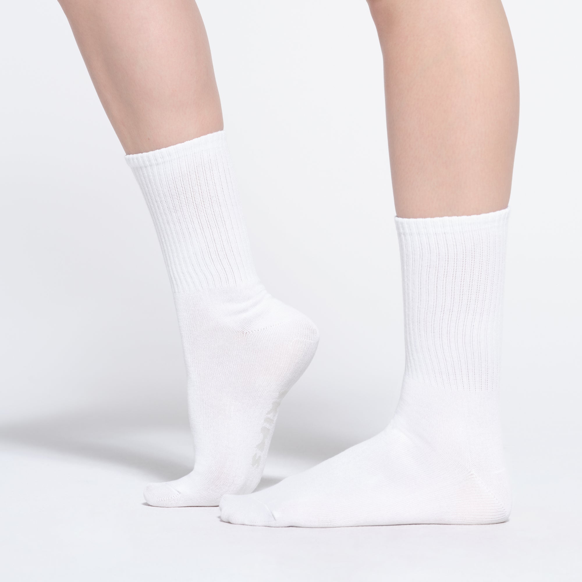 RIBBED CREW SOCK