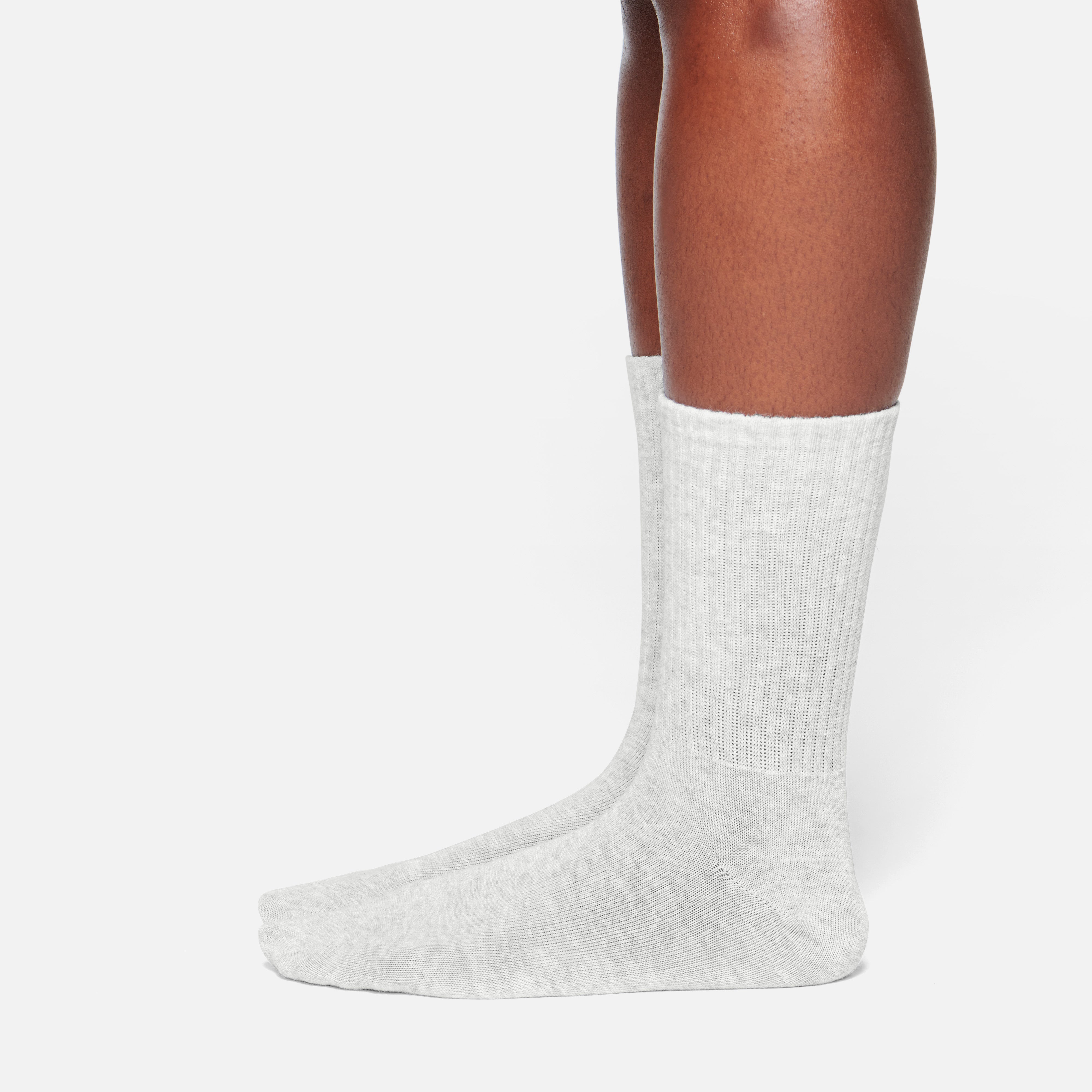 RIBBED CREW SOCK