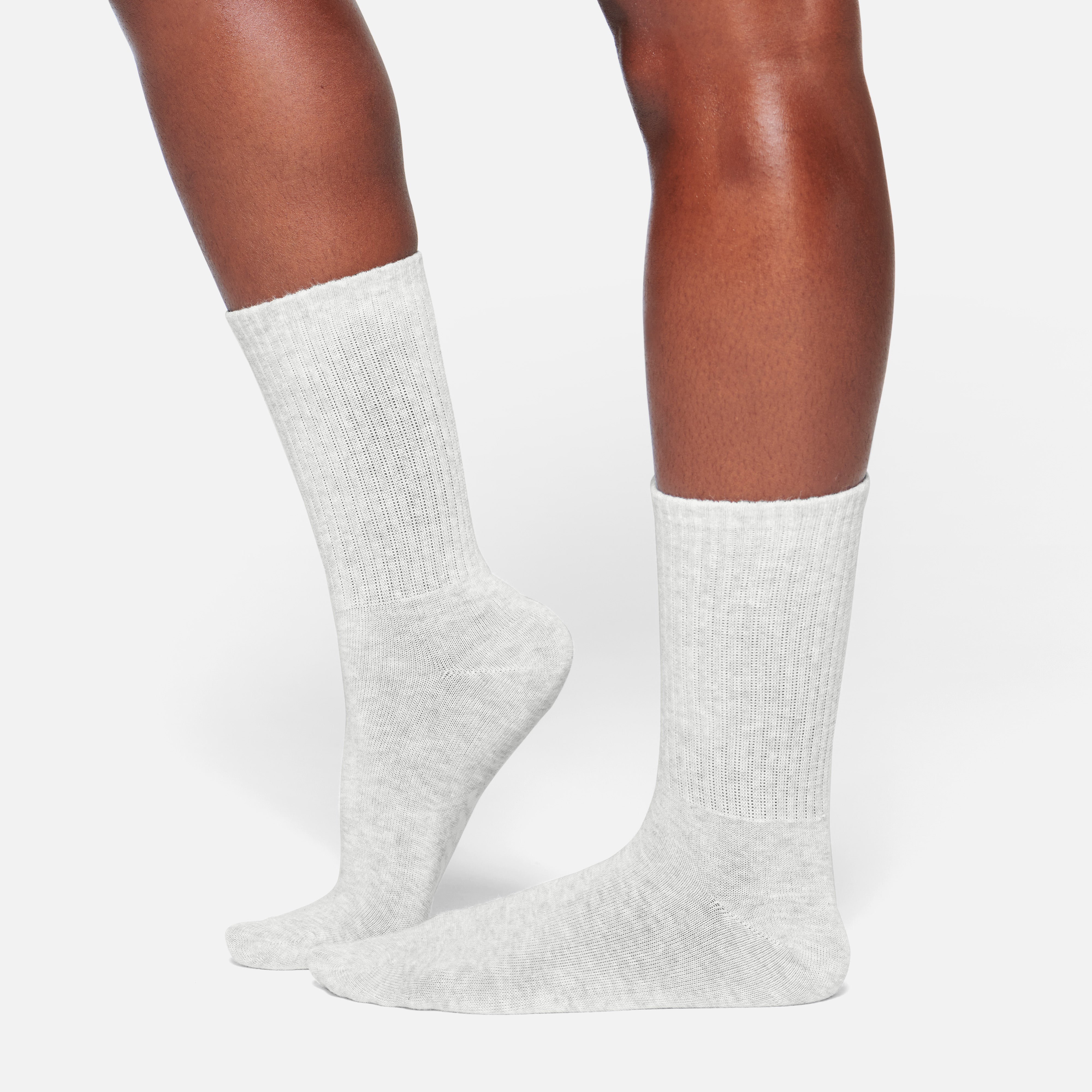 RIBBED CREW SOCK