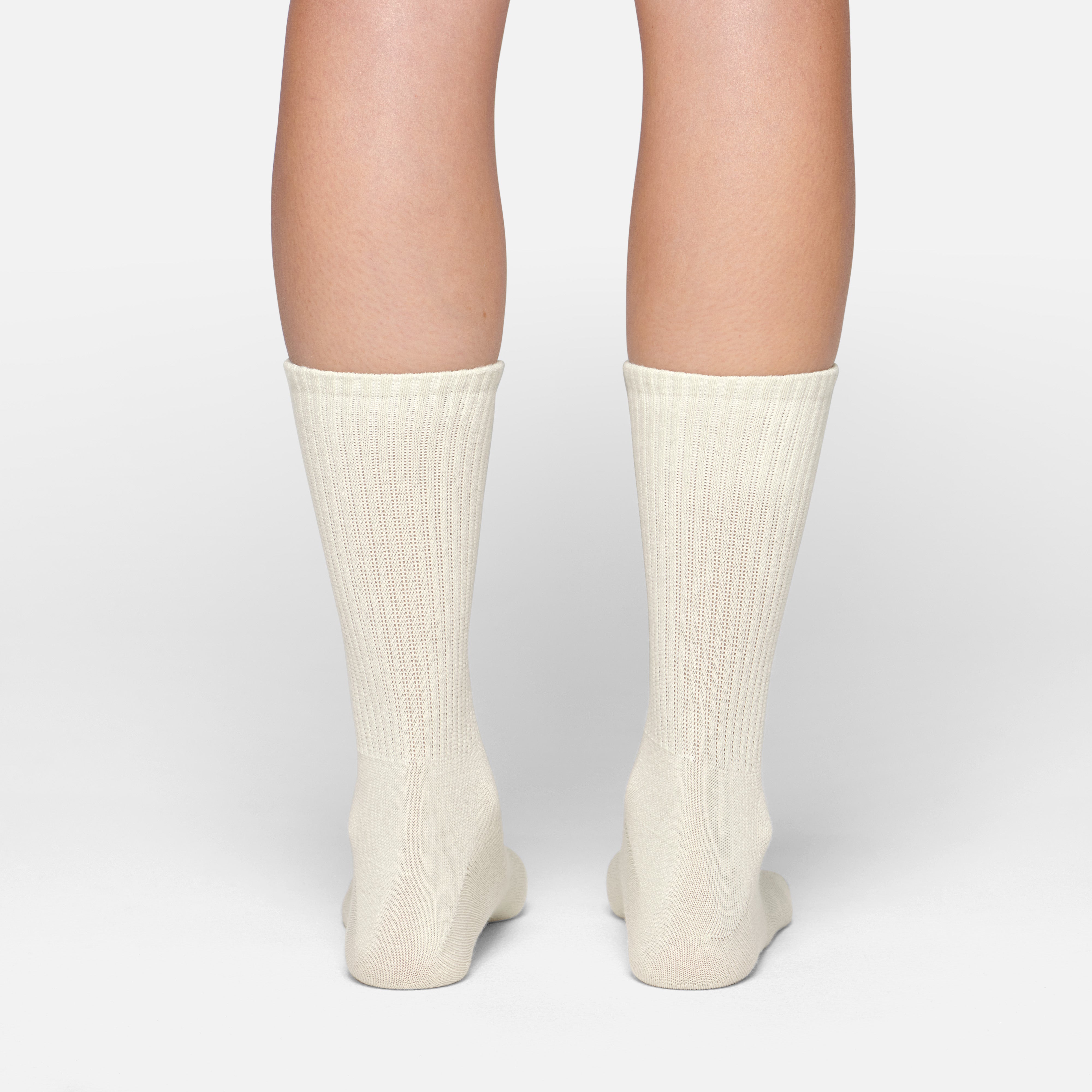 RIBBED CREW SOCK