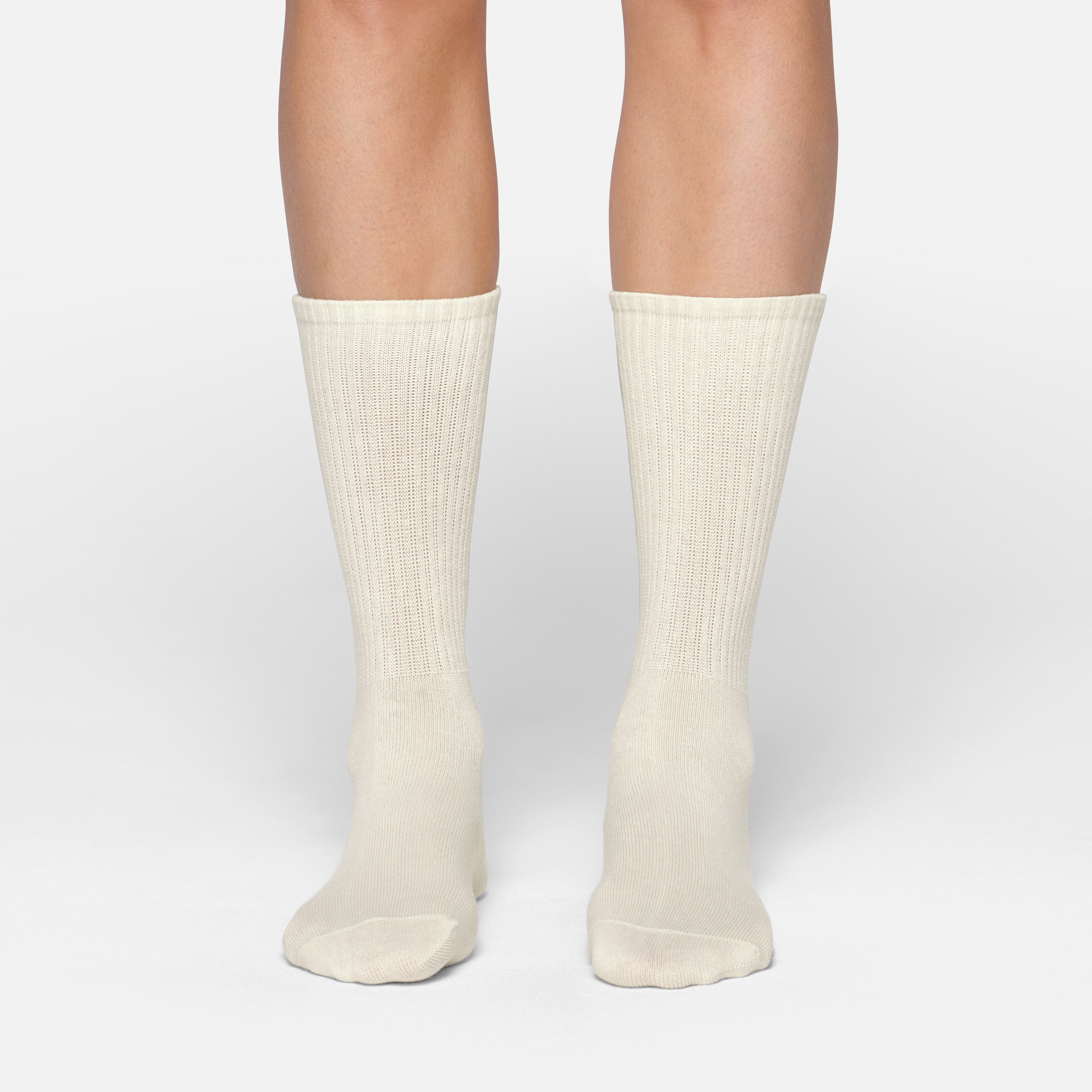 RIBBED CREW SOCK