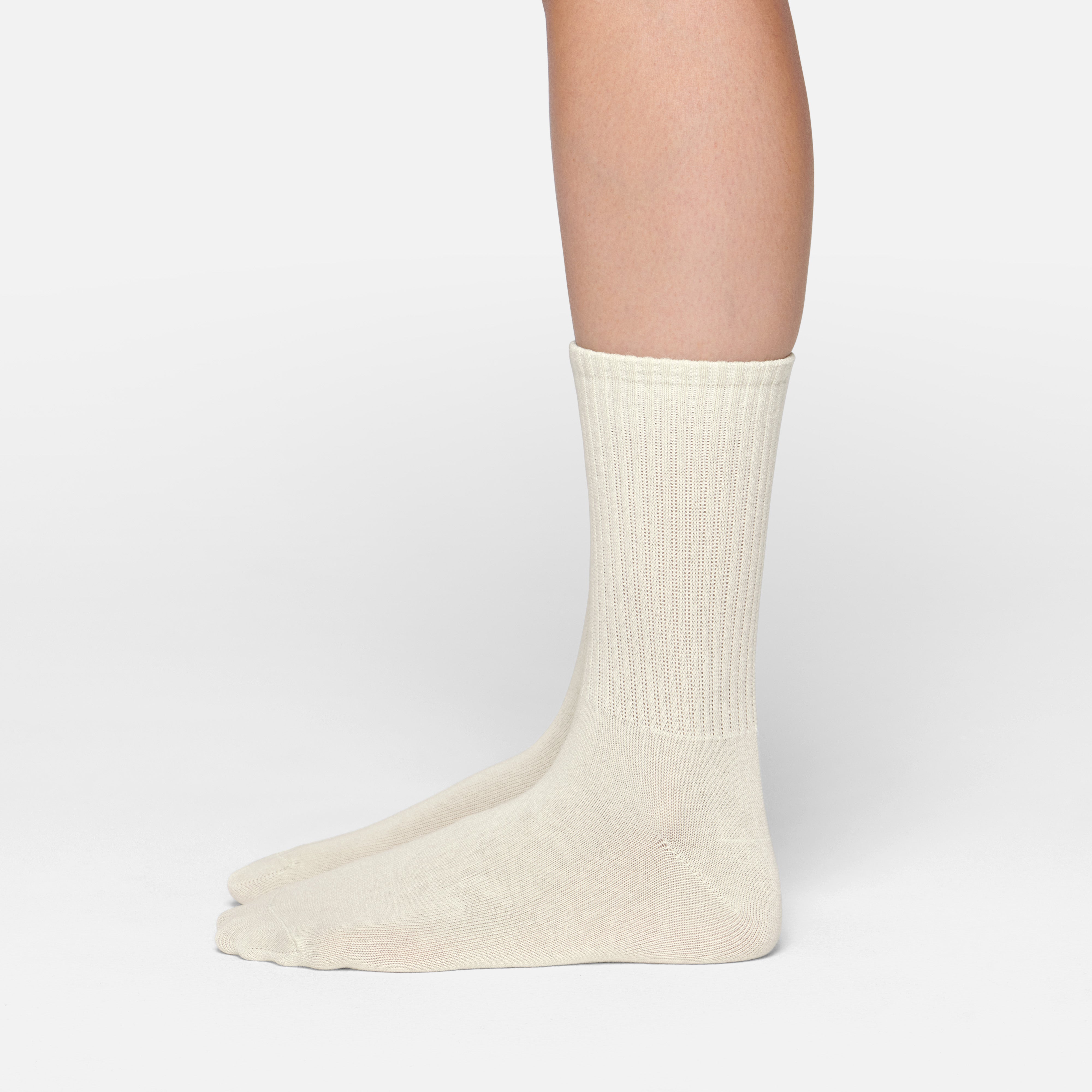 RIBBED CREW SOCK