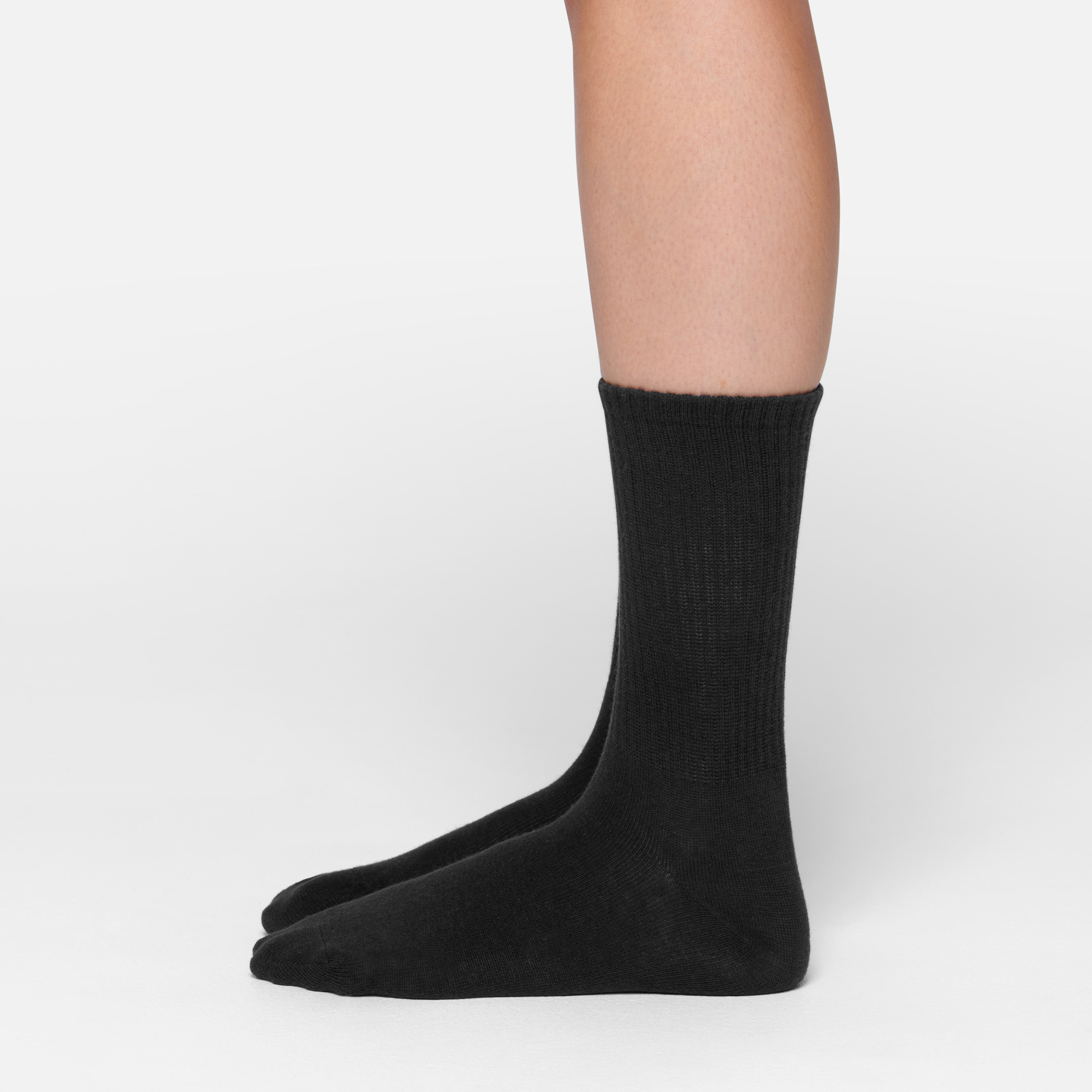 RIBBED CREW SOCK