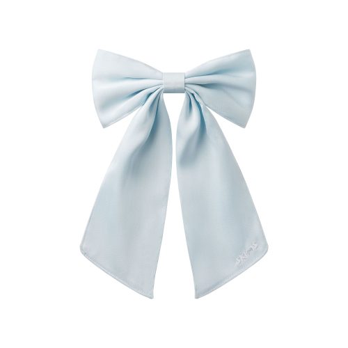SATIN JUMBO BOW CLIP
