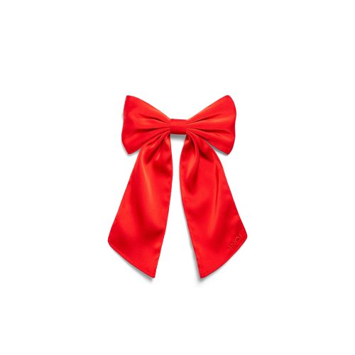 SATIN JUMBO BOW CLIP