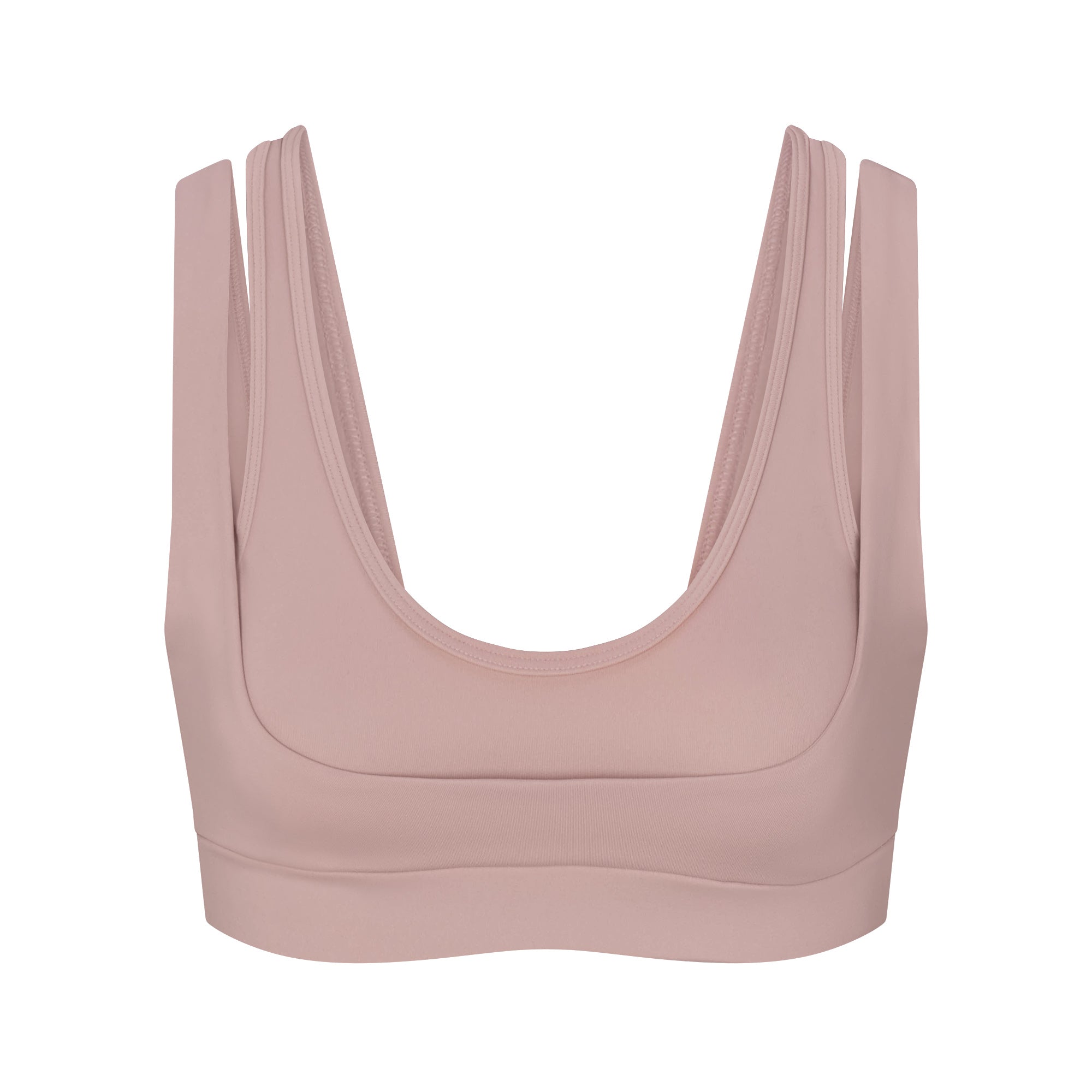 DOUBLE STRAP SCOOP BRA