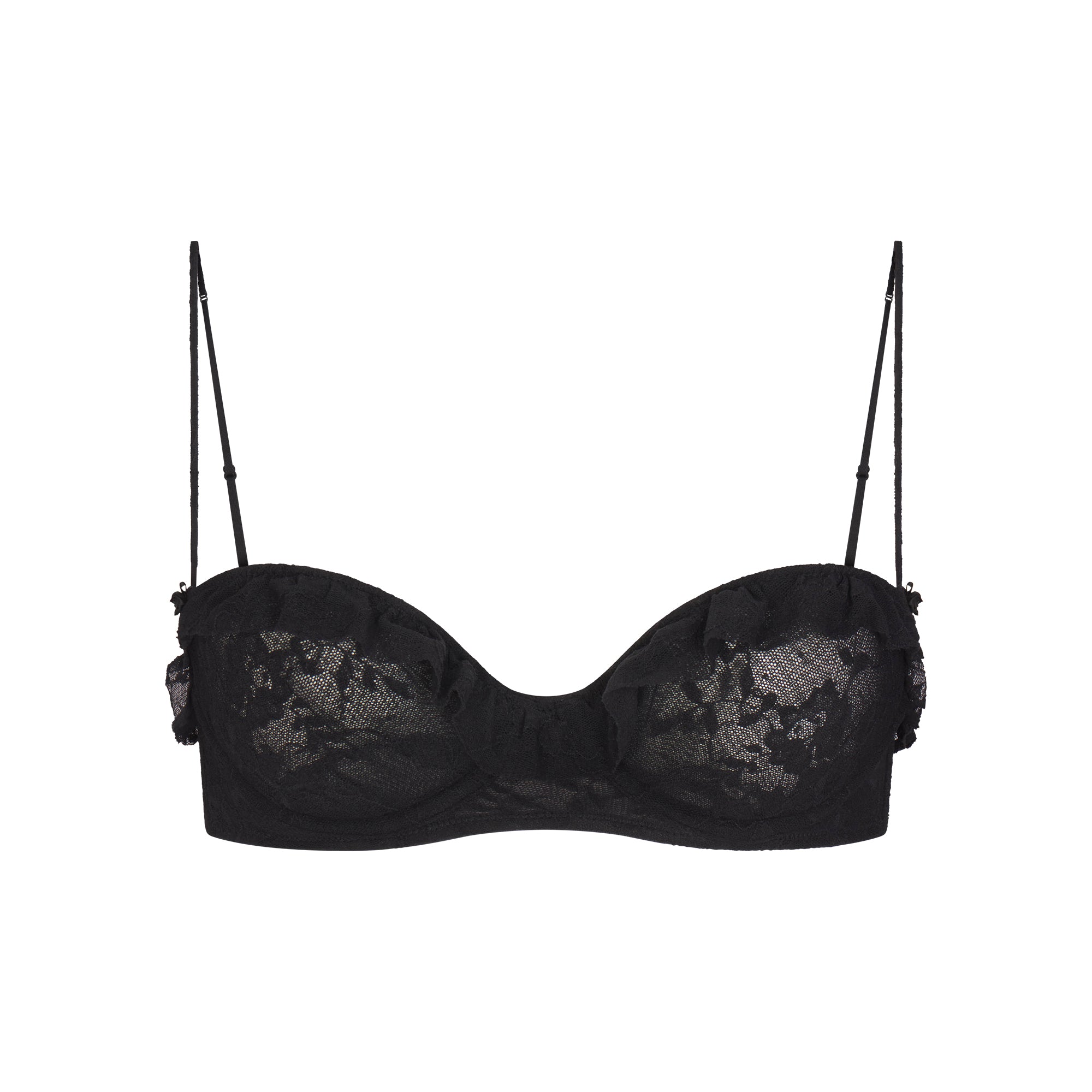 RUFFLE UNLINED BRA